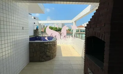 Excelente Sobreposta no Embaré – 5 Dormitórios, Piscina e Churrasqueira!