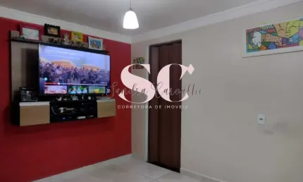Casa térrea mobiliada com 2 dormitórios  no Chico de Paula – Santos/SP