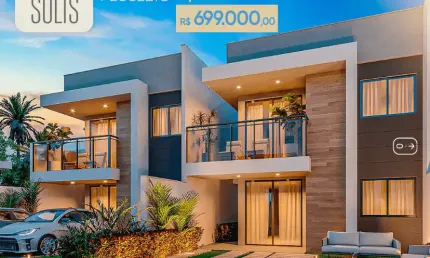 Casa em condomínio fechado com 4 quartos à venda na Avenida Cícero Sá, 209, Centro, Eusébio