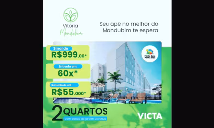 Apartamento com 2 quartos à venda na Rua 05, s/n, Siqueira, Fortaleza