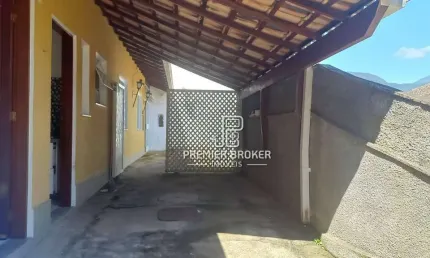 Casa linear em condomínio com 2 quartos à venda, 70 m² por r$ 370.000 - araras - teresópolis/rj