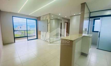 Lindo apartamento 2 dormitórios, varanda gourmet, cozinha americana - Vilage Santana - Guaratingueta