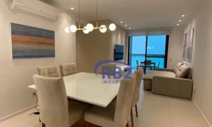 Apartamento com fino acabamento de 4 quartos e 2 vagas na praia de piratininga