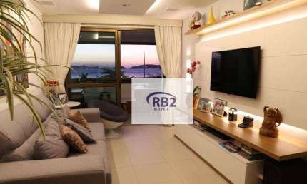 Apartamento de 3 Suítes com Fina Decoração e Vista Cinematográfica