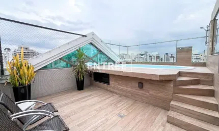 Cobertura duplex - 3 quartos (sendo 2 suítes) e 2 vagas - centro