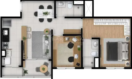 Apartamento com 2 quartos à venda na Rua Lauro Vannucci, 100, Fazenda Santa Cândida, Campinas, 61 m2 por R$ 600.000