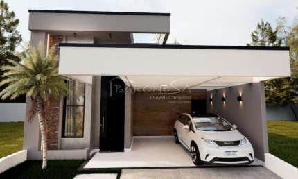 Casa em condomínio fechado com 3 quartos à venda na Avenida Luiz Greco, 500, Vila Monte Alegre, Paulínia, 126 m2 por R$ 870.000