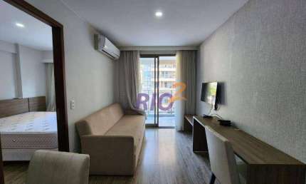 Flat com 1 dormitório para alugar, 50 m² por R$ 3.562,30/mês - Camorim - Rio de Janeiro/RJ
