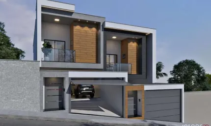 Casa para Venda em Santana do Paraíso, Cidade Nova, 3 dormitórios, 1 suíte, 2 banheiros, 4 vagas