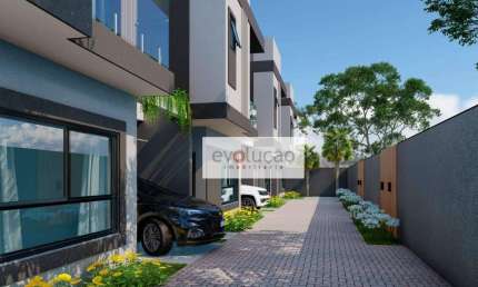 Lindo sobrado NOVO em condominio no Boqueirão - Moderno