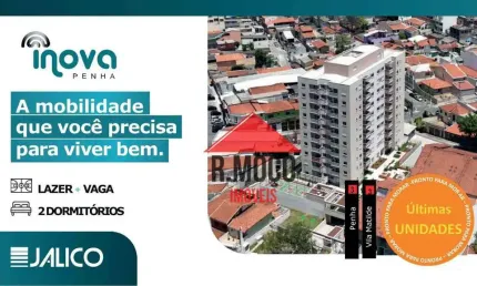 Apartamento com 2 dormitórios à venda, 49 m² por r$ 389.640,00 - penha de frança - são paulo/sp