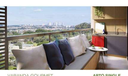 Apartamento com 1 dormitório à venda, 53 m² por R$ 393.453,45 - Nova Ribeirânia - Ribeirão Preto/SP