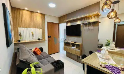 Apartamento com 2 dormitórios à venda, 45 m² por r$ 350.000,00 - condomínio terras de santa marta - ribeirão preto/sp