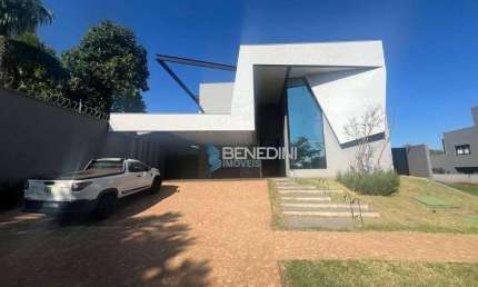 Casa sobrado de 488m² em construção com 04 suítes à venda em condomínio - Jardim Olhos D`Água