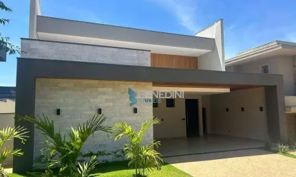 Casa com 3 dormitórios e escritório reversível venda, 280 m² por R$ 2.970.000 - Reserva Santa Luisa - Ribeirão Preto/SP