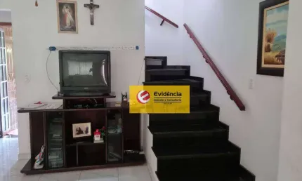 Sobrado à venda, 167 m² por r$ 650.000,00 - vila valparaíso - santo andré/sp