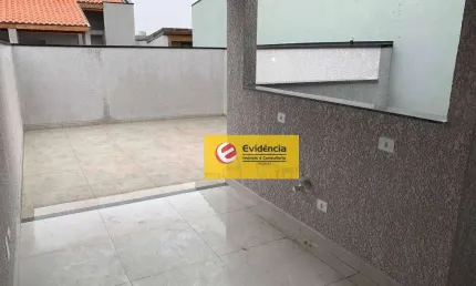 Cobertura à venda, 94 m² por r$ 460.000,00 - vila pires - santo andré/sp