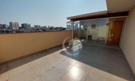 Cobertura com 2 dormitórios à venda, 90 m² por r$ 459.999,99 - jardim ocara - santo andré/sp