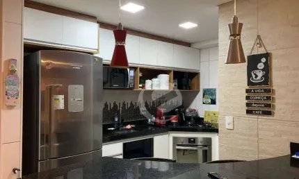 Apartamento à venda, 67 m² por r$ 460.000,00 - vila valparaíso - santo andré/sp