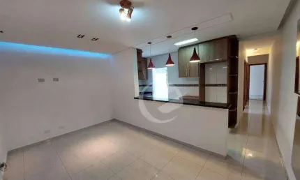 Apartamento, 73 m² - venda por R$ 420.000,00 ou aluguel por R$ 2.742,00/mês - Vila Scarpelli - Santo André/SP