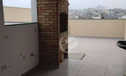 Cobertura à venda, 53 m² por r$ 480.000,00 - vila junqueira - santo andré/sp
