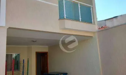 Sobrado com 3 dormitórios à venda, 129 m² por r$ 650.000,00 - jardim ocara - santo andré/sp
