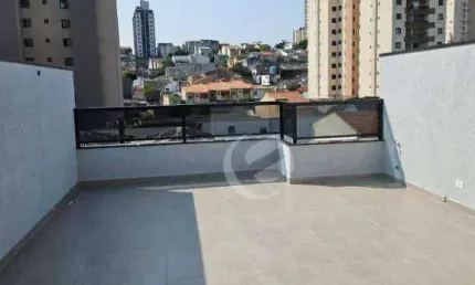 Cobertura à venda, 120 m² por r$ 690.000,00 - vila floresta - santo andré/sp