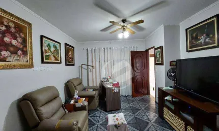 Sobrado com 3 dormitórios à venda, 123 m² por R$ 720.000,00 - Vila Scarpelli - Santo André/SP
