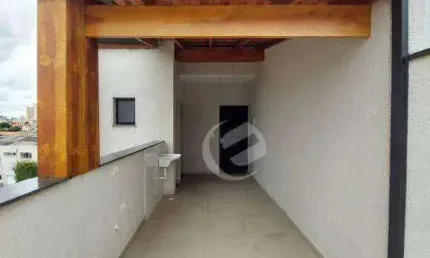 Cobertura à venda, 82 m² por r$ 529.000,00 - vila scarpelli - santo andré/sp