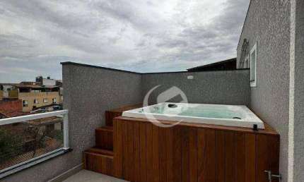 Cobertura com 2 dormitórios à venda, 124 m² por R$ 700.000 - Vila Linda - Santo André/SP
