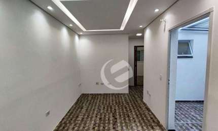 Apartamento Garden com 2 dormitórios para alugar, 60 m² por R$ 1.767,00/mês - Vila Linda - Santo André/SP