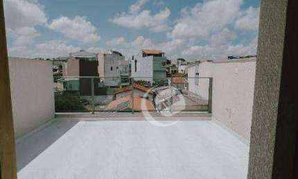 Cobertura com 2 dormitórios à venda, 80 m² por R$ 440.000 - Jardim do Estádio - Santo André/SP