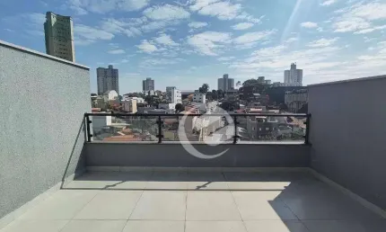 Cobertura com 2 dormitórios à venda, 94 m² por r$ 290.000,00 - vila valparaíso - santo andré/sp