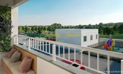Residencial Tulum Apartamento 2 quartos com varanda e vaga de garagem