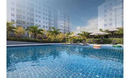 Novolar Atlanta Apartamento 2 quartos com varanda e vaga