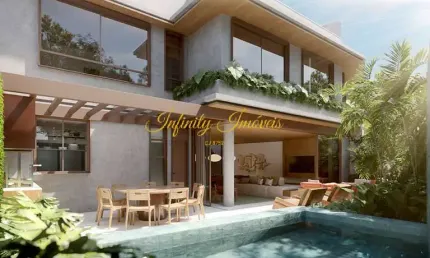 Casas Ibitá São Conrado Casas duplex 4 suítes de 457m² a 489m²