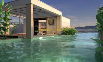 Sky Clube Cobertura 2 quartos com suíte em Vista Alegre