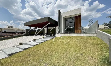ACEITA PERMUTA! Casa de alto padrão com 4 suítes no Condomínio Equilibrium Atibaia