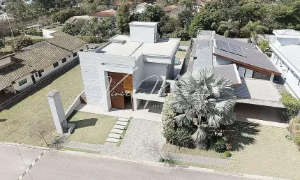 Casa minimalista no condomínio shambala lll atibaia
