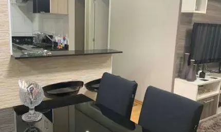 LINDO APARTAMENTO VL ANTONIETA-49MTS-2 DORMS PLANEJADOS, SACADA, COZINHA AMERICANA PLANEJADA, 1 VAGA