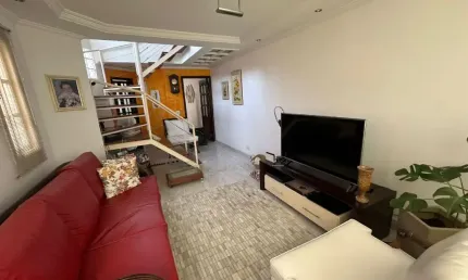 SOBRADO 125MTS-3 DORMS, 1 SUÍTE,ÁREA GOURMET, 2 VAGAS, CORREDOR LATERAL