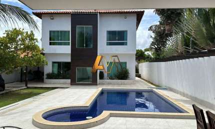 Casa em condomínio fechado com 4 quartos à venda na Avenida Cândido Sales, 25, Arembepe (Abrantes), Camaçari