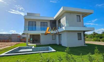Casa em condomínio fechado com 4 quartos à venda na Acesso 01-65, 230, Guarajuba, Camaçari