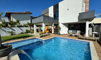 Casa em condomínio fechado com 5 quartos à venda na Rua Alameda Humaitá, 235, Guarajuba, Camaçari