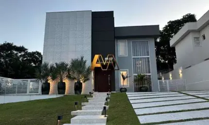 Casa em condomínio fechado com 4 quartos à venda na Rua Caraíva, S/N, Alphaville (Abrantes), Camaçari