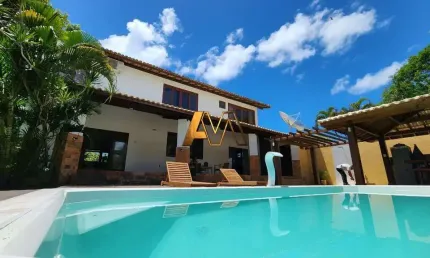 Casa em condomínio fechado com 6 quartos à venda na Rua Alameda Humaitá, 235, Guarajuba, Camaçari