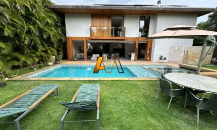 CASA ALTO PADRÃO 5 SUÍTES PISCINA PRIVATIVA EM PRAIA DO FORTE