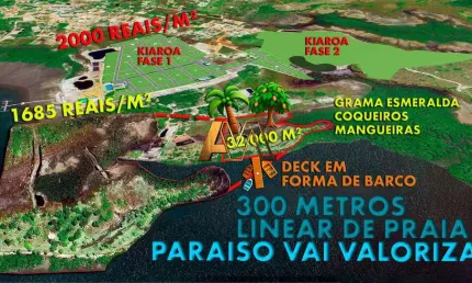 Terreno em condomínio fechado à venda na 150 Metro Do Kiaroa, 777, Taipu de Dentro, Maraú