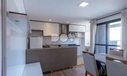 Apartamento com 1 quarto para alugar na Rua Padre Giacomo Cusmano, 177, Campina do Siqueira, Curitiba, 45 m2 por R$ 3.000