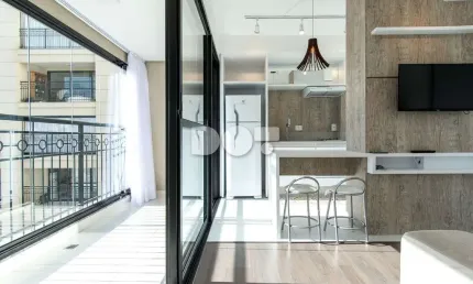 Apartamento com 1 quarto para alugar na rua treze de maio, 439, centro, curitiba, 34 m2 por r$ 2.200